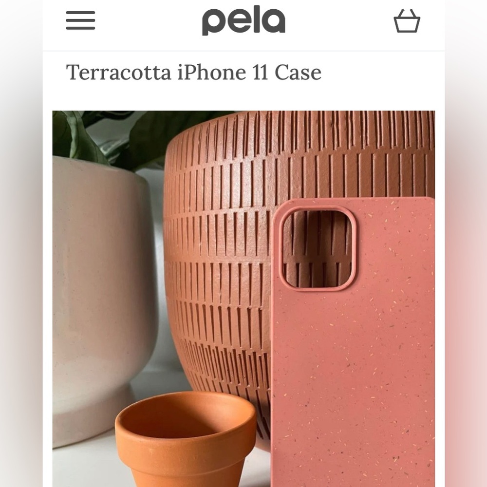 PELA iPhone 11 Salmon Case